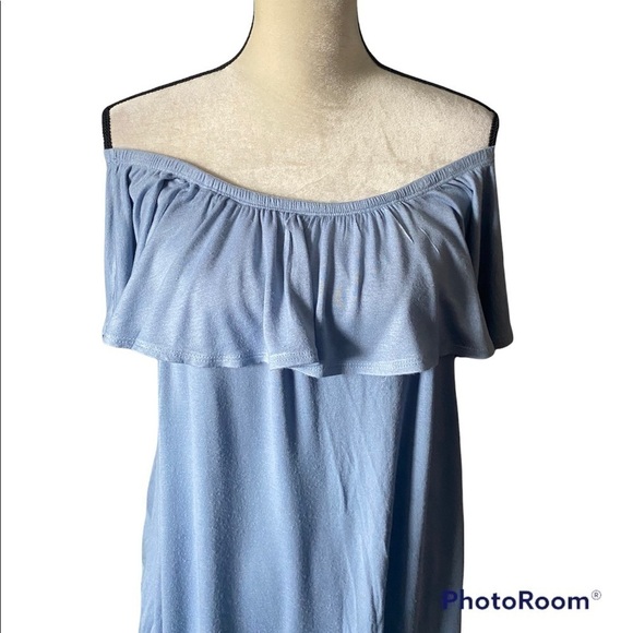 POOF-ON/OFF SHOULDER DRESS - Picture 3 of 8